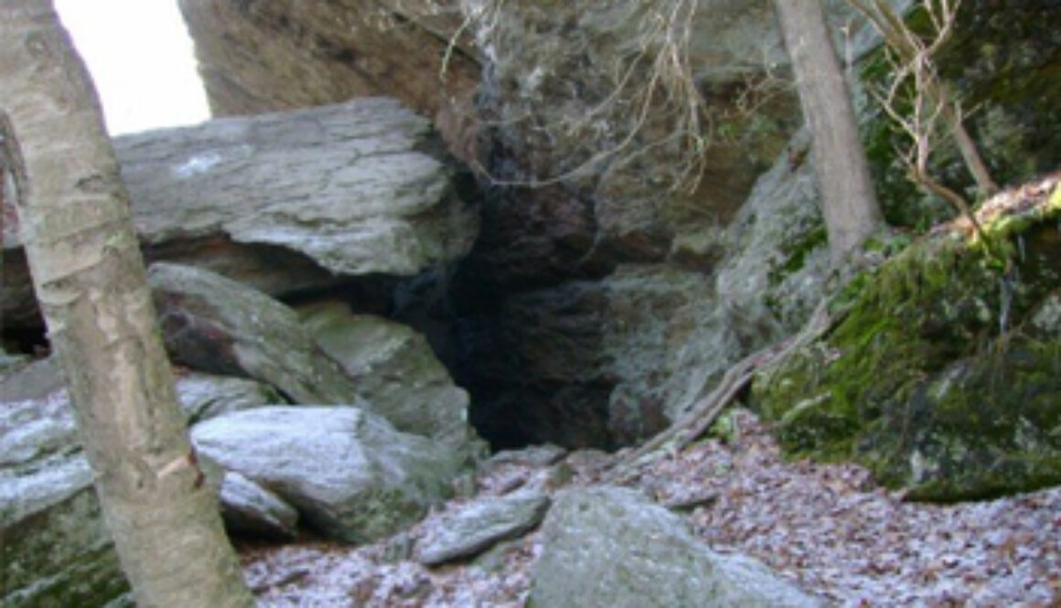 Rock formations where leatherman lived